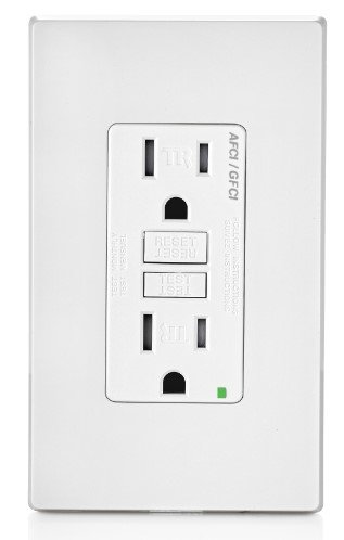 picture of a standard gfci outlet