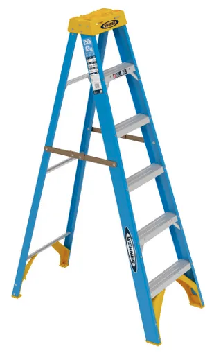 Werner 6 ft. Fiberglass Step Ladder 6 foot ladder